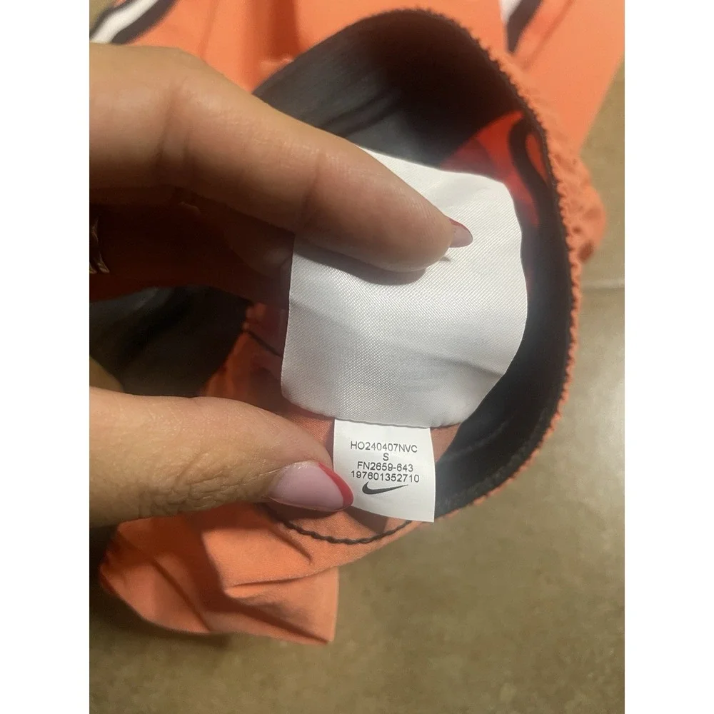 NWT Nike Basketball DNA Dri-Fit UV Woven Mesh Shorts Mens Sz S Bright Peach